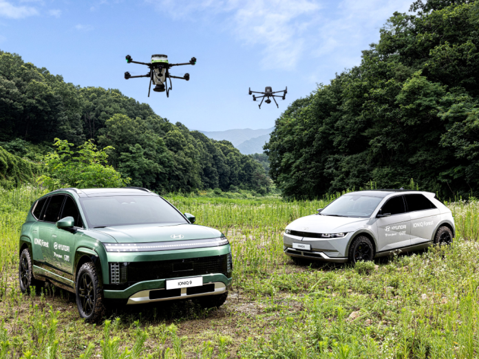 Hyundai Unveils Forest Restoration Drone